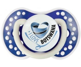 I Love Bostwana Tétine LOVI Dynamic Bleu-marine phosphorescente