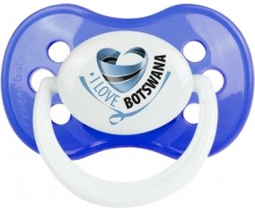 I Love Bostwana : Sucette Anatomique personnalisée