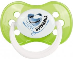 I Love Bostwana Sucette Anatomique Vert classique