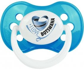 I Love Bostwana Sucette Anatomique Cyan classique
