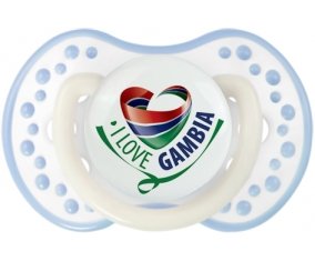I Love Gambia Sucete LOVI Dynamic Blanc-cyan classique