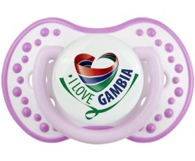 I Love Gambia Sucete LOVI Dynamic Blanc-mauve classique