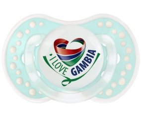 I Love Gambia Sucete LOVI Dynamic Retro-turquoise-lagon classique