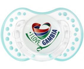 I Love Gambia Sucete LOVI Dynamic Retro-blanc-lagon classique