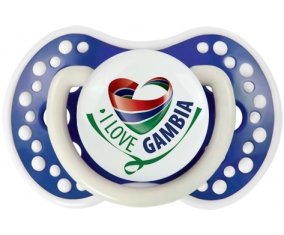I Love Gambia Sucete LOVI Dynamic Bleu-marine phosphorescente
