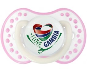 I Love Gambia Sucete LOVI Dynamic Blanc-rose phosphorescente