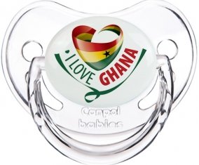 I Love Ghana Sucete Physiologique Transparent classique