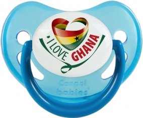 I Love Ghana Sucete Physiologique Bleue phosphorescente
