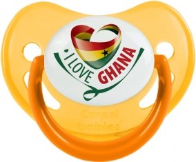 I Love Ghana Sucete Physiologique Jaune phosphorescente