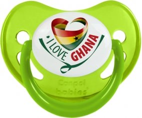 I Love Ghana Sucete Physiologique Vert phosphorescente