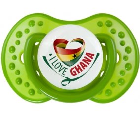 I Love Ghana Tétine LOVI Dynamic Vert classique