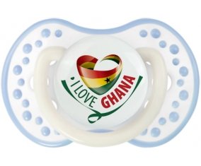 I Love Ghana Tétine LOVI Dynamic Blanc-cyan classique