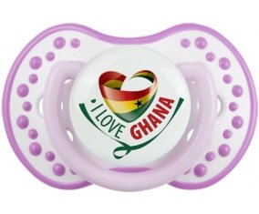 I Love Ghana Tétine LOVI Dynamic Blanc-mauve classique