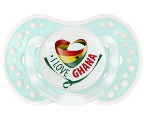 I Love Ghana Tétine LOVI Dynamic Retro-turquoise-lagon classique