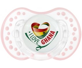 I Love Ghana Tétine LOVI Dynamic Retro-blanc-rose-tendre classique