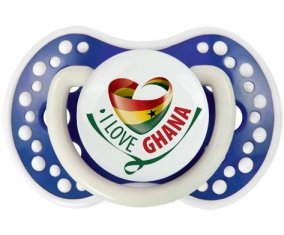 I Love Ghana Tétine LOVI Dynamic Bleu-marine phosphorescente