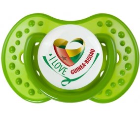 I Love Guinea-Bissau : Sucette LOVI Dynamic personnalisée