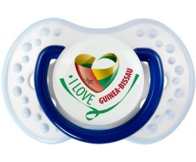 I Love Guinea-Bissau Sucette LOVI Dynamic Marine-blanc-bleu classique