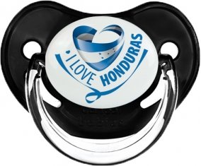 I Love Honduras Sucette Physiologique Noir classique
