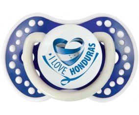I Love Honduras Sucette LOVI Dynamic Bleu-marine phosphorescente