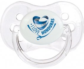 I Love Honduras Tétine Cerise Transparent classique