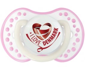 I Love Denmark Sucete LOVI Dynamic Blanc-rose phosphorescente