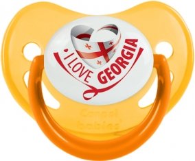 I Love Georgia Sucete Physiologique Jaune phosphorescente