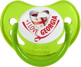I Love Georgia Sucete Physiologique Vert phosphorescente