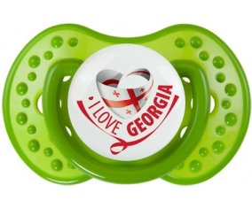 I Love Georgia Tétine LOVI Dynamic Vert classique