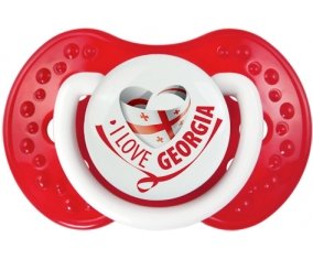 I Love Georgia Tétine LOVI Dynamic Blanc-rouge classique