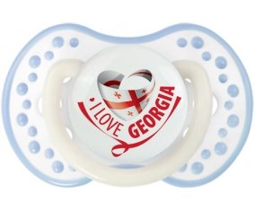 I Love Georgia Tétine LOVI Dynamic Blanc-cyan classique