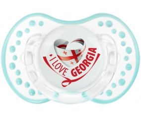 I Love Georgia Tétine LOVI Dynamic Retro-blanc-lagon classique