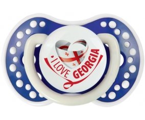 I Love Georgia Tétine LOVI Dynamic Bleu-marine phosphorescente