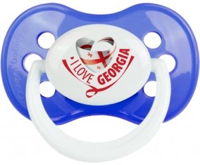 I Love Georgia : Sucette Anatomique personnalisée