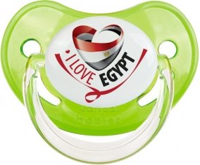 I Love Egypt Sucette Physiologique Vert classique