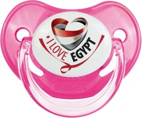 I Love Egypt Sucette Physiologique Rose classique