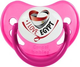 I Love Egypt Sucette Physiologique Rose phosphorescente