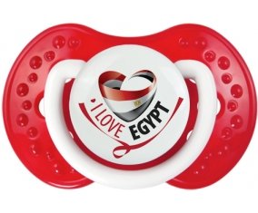I Love Egypt Sucette LOVI Dynamic Blanc-rouge classique