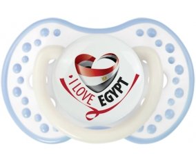 I Love Egypt Sucette LOVI Dynamic Blanc-cyan classique