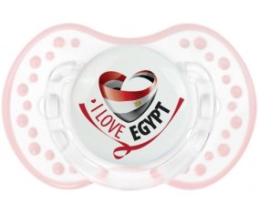 I Love Egypt Sucette LOVI Dynamic Retro-blanc-rose-tendre classique
