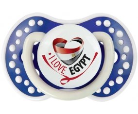 I Love Egypt Sucette LOVI Dynamic Bleu-marine phosphorescente
