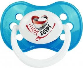 I Love Egypt Tétine Anatomique Cyan classique
