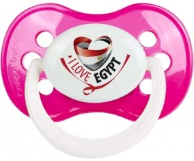 I Love Egypt Tétine Anatomique Rose foncé classique