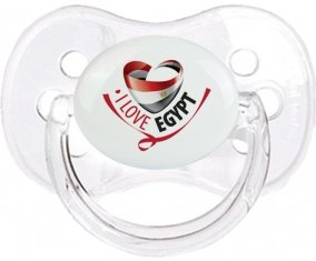 I Love Egypt Sucette Cerise Transparent classique