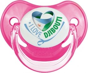I Love Djibbouti Sucette Physiologique Rose classique