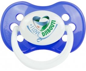 I Love Djibbouti : Sucette Anatomique personnalisée