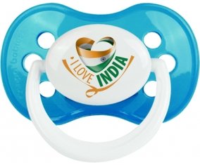 I Love India Sucete Anatomique Cyan classique