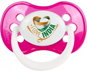I Love India Sucete Anatomique Rose foncé classique