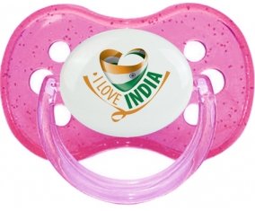 I Love India Sucete Cerise Rose à paillette