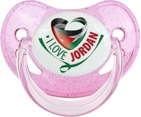 I Love Jordan Sucete Physiologique Rose à paillette